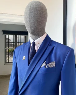 A Bespoke reloaded “Arthur Richards” Navy blue business/corporate 3 lapel suit