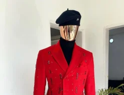 A Black Beret Hat