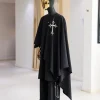A Black Cross Neck Tragbada 2