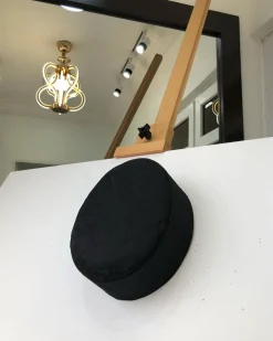A Black Wool African Traditional Hats