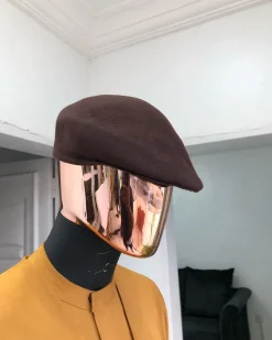 A brown Kangol Mens Fashion Hats