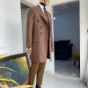 A Brown windowpane reloaded “peaky blinders” Business suit