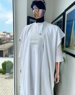A Celestial White, Jakan Design Agbada