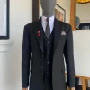 A Charcoal Black Classic – “Board Room” Suit