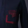 A charcoal black front flap with crystal Swarovski buttons, flame embroidery 3/4 sleeve details African senator kaftan native.