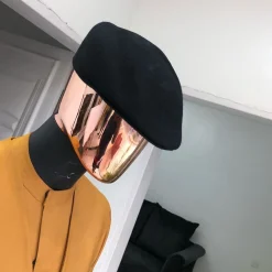 A Charcoal Black Kangol Men Fashion Hats