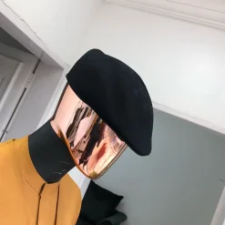 A Charcoal Black Kangol Men Fashion Hats
