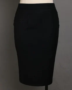 A Charcoal black skirt.