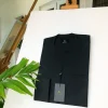 A Charcoal Black Stripe front flap detailing Kaftan