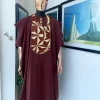 A Cinnamon Brown, Sunset In The East Embroidery Detailing Agbada