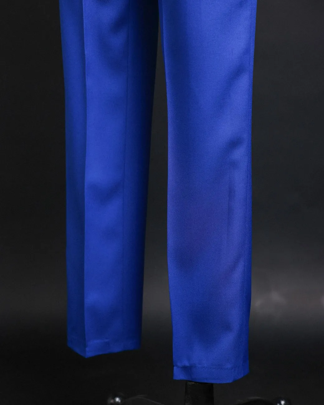 A Cobalt Blue, Shawl Lapel Suit.