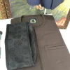 A Coffee Brown Invisible Flap African Senator Kaftan