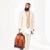 A Light Cream 4-Piece Kaftan, Jacket, Waist Coat and Pant Trousers