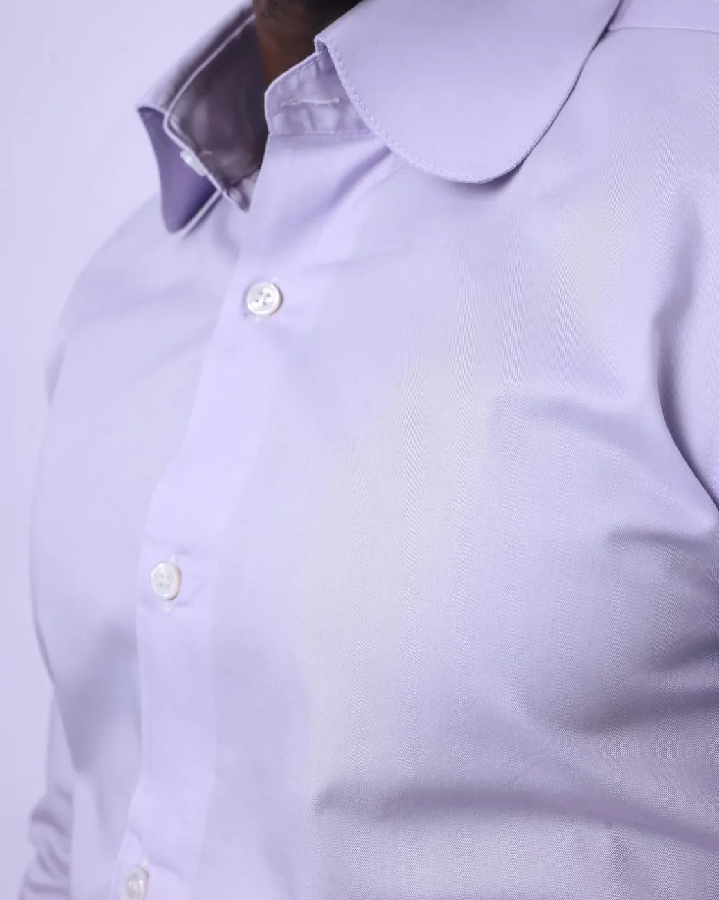A Lilac, Wrinkle-Free Business Shirt.