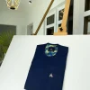 A Midnight Blue Front Flap Traditional African Kaftan