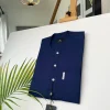 A Midnight Blue Kaftan with ABV diamond shape Australian Swarovski button Kaftan