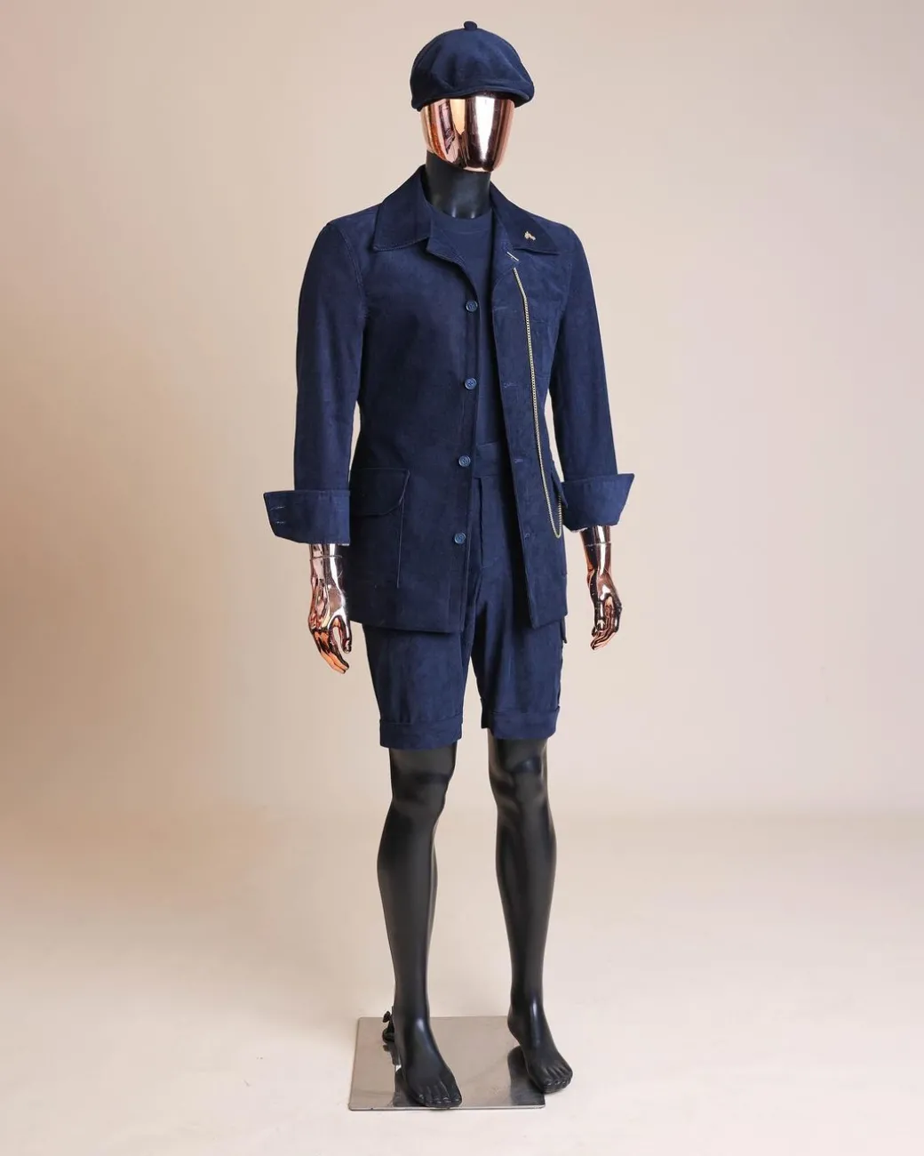 A Navy Blue Corduroy Jacket