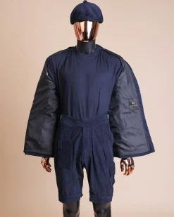 A Navy Blue Corduroy Jacket