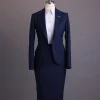 A Navy Blue, dotted pattern, nobility wool blend, business-wide notch lapel suit