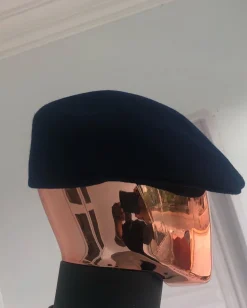 A Navy Blue Kangol Mens Fashion Hat