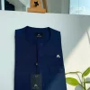 A Navy blue, straight and box connecting lane embroidery detailing african traditional senator kaftan native.