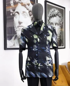 A “redeemer” 3d printed short sleeve safari suit