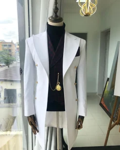 A Reloaded “Battle Of Stalingrad” White Trench Coat