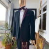 A Reloaded “falz” 3 lapel (shawl andnotch) tuxedo suit