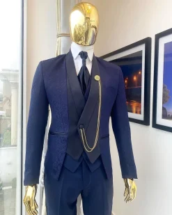 A Reloaded Midnight Blue “Lugard” suit from our Equilibrium ss21 collection