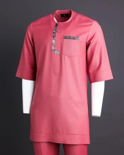 A Rogue Pink, Paisley Mix Kaftan.