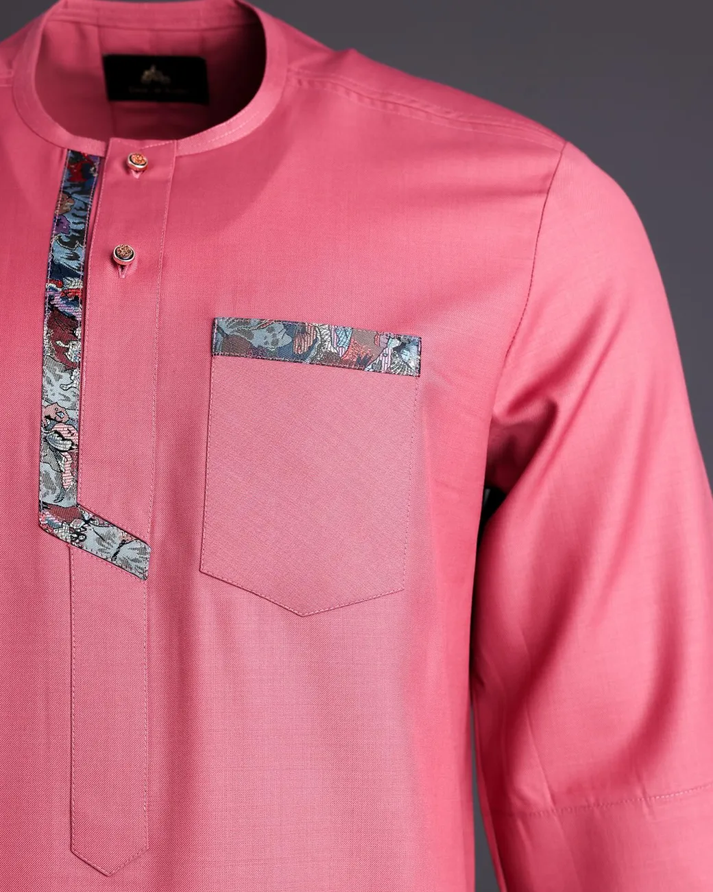 A Rogue Pink, Paisley Mix Kaftan.
