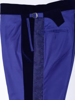 A Royal Blue tuxedo pant Trouser