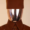 A Syrup Brown Italian Velvet Hat
