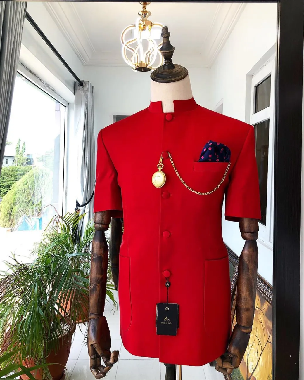 A Tomato Red Reloaded “French“ Safari Suit