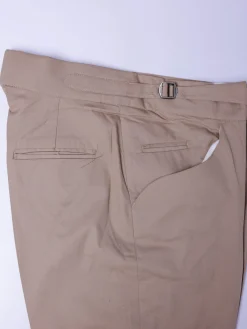 A tortilla brown, polished chinos contrast combat pant Trouser.