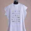 A White, Sailors And Anchor Wire Embroidery Details Agbada