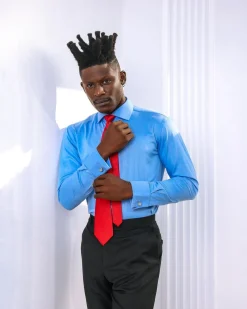 A Zero Pressure, Navy Blue shirt.