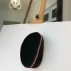 African IBO Traditional Black and red lines ceremonial hat