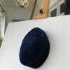 African Traditional Navy Blue velvet ceremonial hat