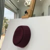 An African Traditional Burgundy Wool Hat