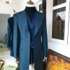 An Emerald Green “Battle Of Stalingrad” Trench Corporate Peak Lapel Suit