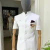 An Ivory White “French” Safari Suit.