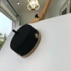Black African Traditional Hat With Gold Adornment