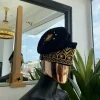 Brown And gold glass bead Embroidery Yoruba Traditional Ide Cap