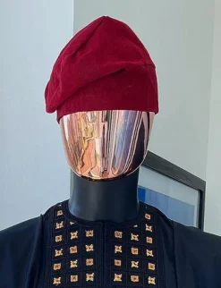 Red Hand-Picked Tomato Red Yoruba Hat