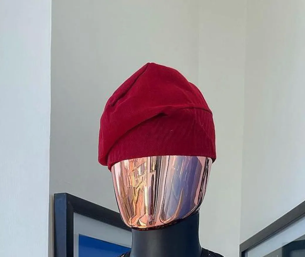 Red Hand-Picked Tomato Red Yoruba Hat