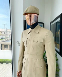 The “battle of Midway” tortilla brown, polished combat chinos suit