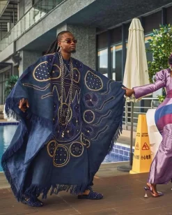 The “beaded Edition “Okin” Agbada