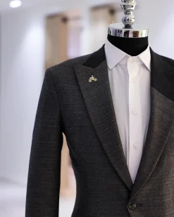 The Crosscut Grey Suit.