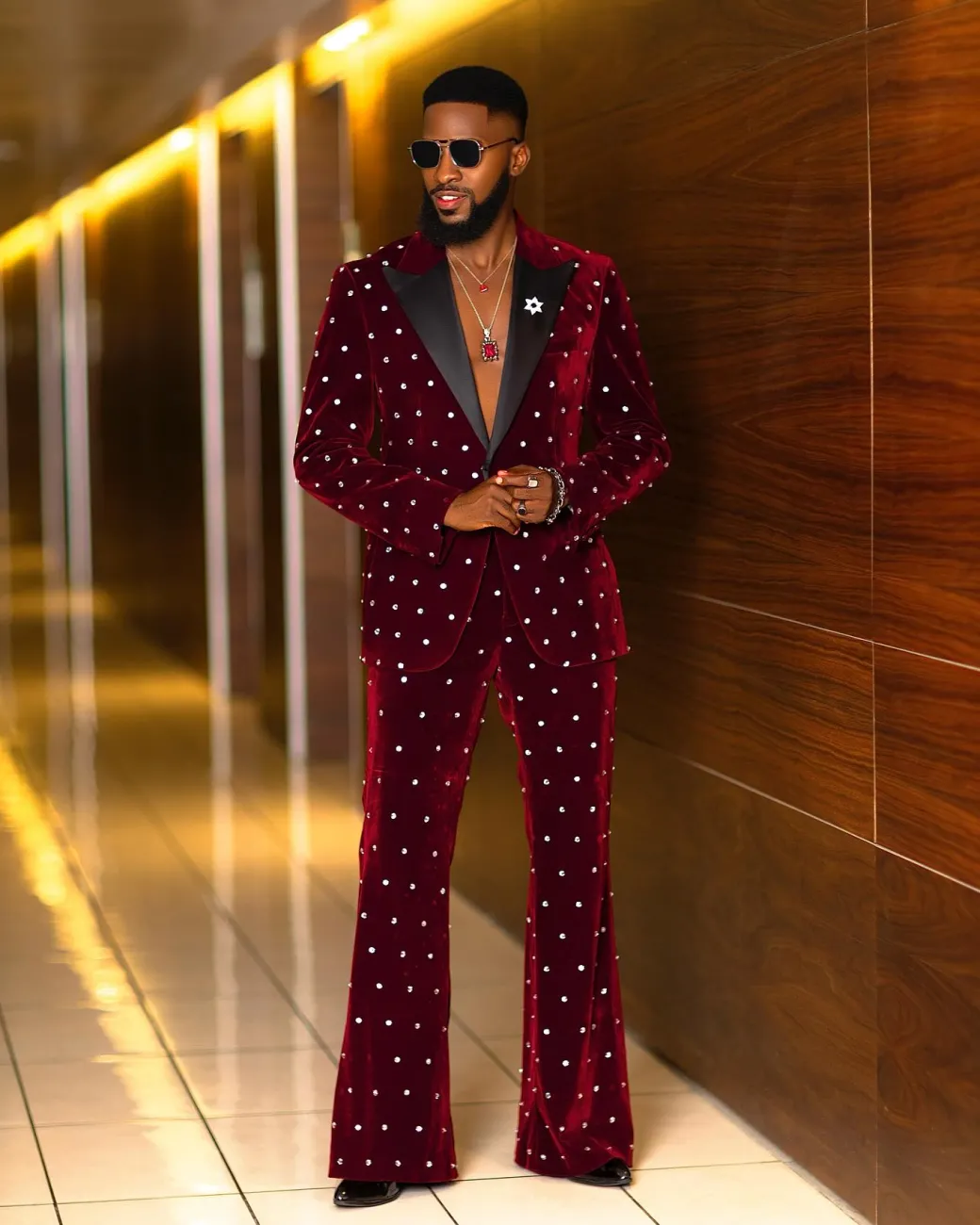 The “Dot & Red” Suit.